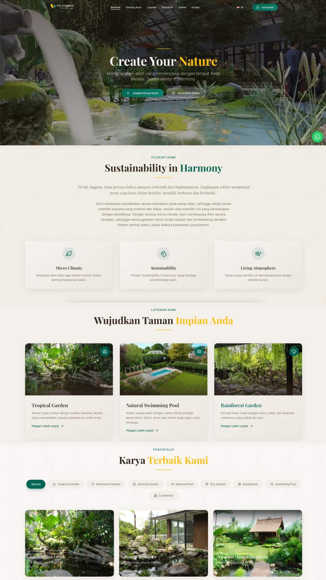 Preview website utama Passa Digital